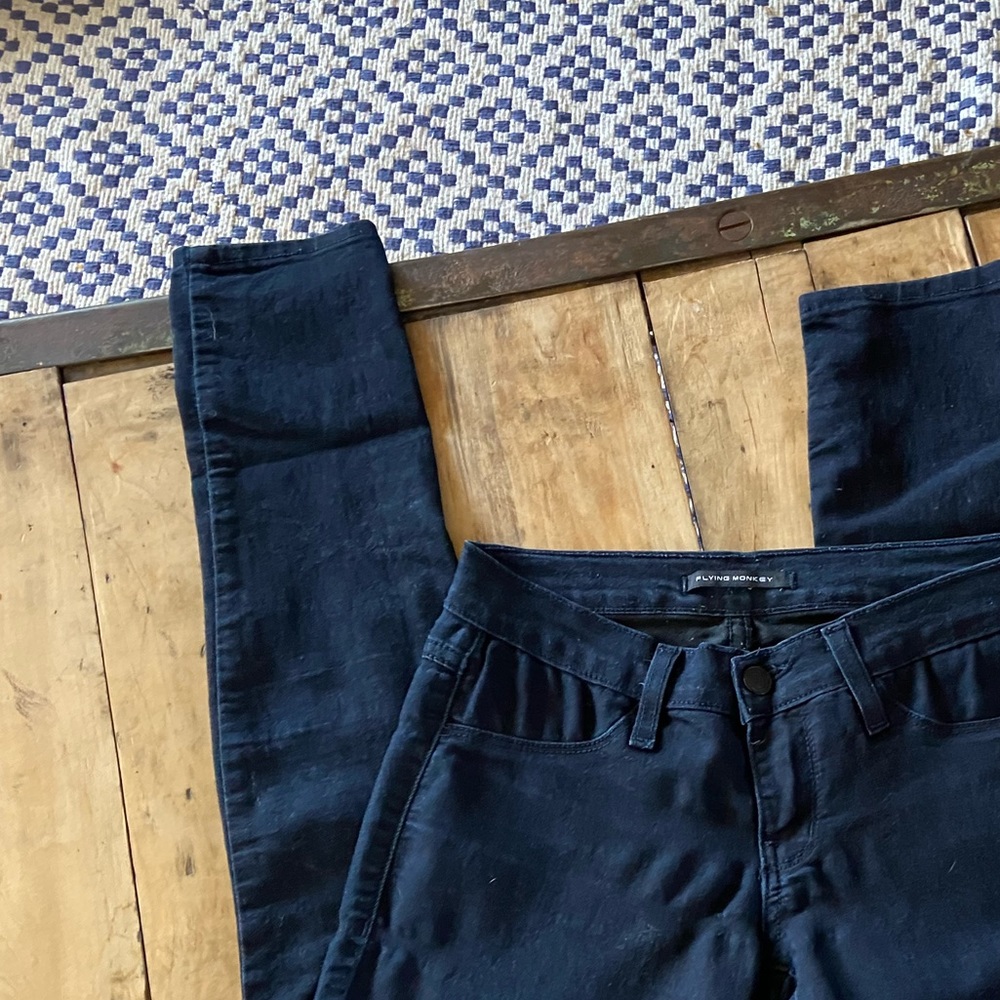 Flying monkey dark denim jeans. Size 26